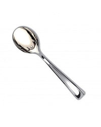 Disposable Cutlery - Small Imitation Stainless Steel Spoon X50