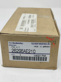 Kit de plaquettes de frein avant d'origine Subaru oem