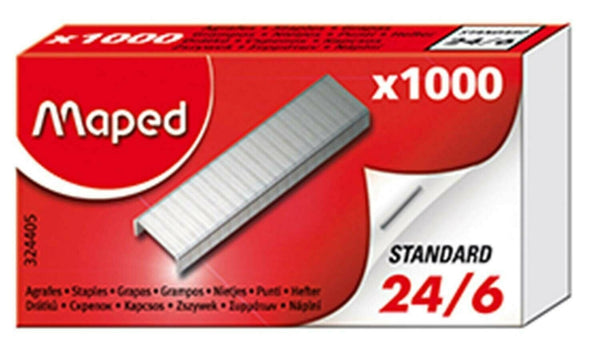 Maped Standard - Staples - 26/6 - pack of 4000 - for P/N: 039200, 353011, 353411, 450510