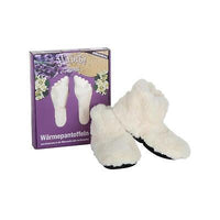 Habibi cream plush boots with massage soles hot shoes hot water bottle feet